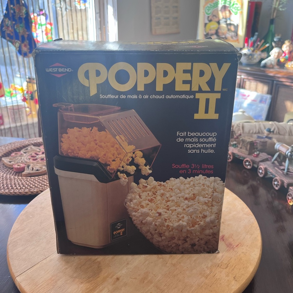 *(VK) Vintage Retro 93 West Bend Poppery II Hot Air Corn Popper